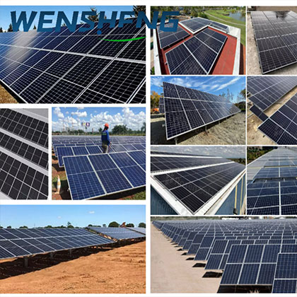 Solar Panel High Efficiency 20% Output All Black PERC Half Cell for Residential and Commercial PV Systems SUNWIN