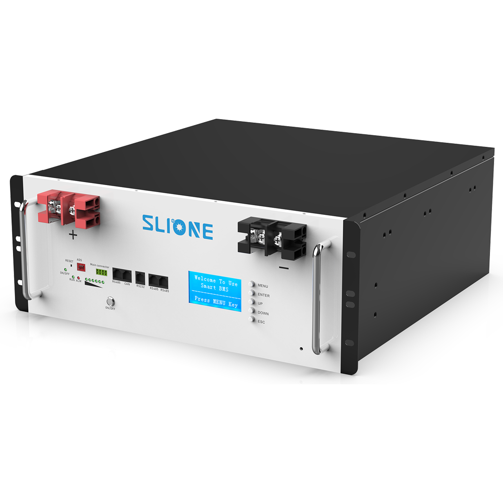 48V 200Ah LiFePo4 Energy Storage Battery Rack-Mounted for Industrial UPS Backup, Home and Office Power Supply