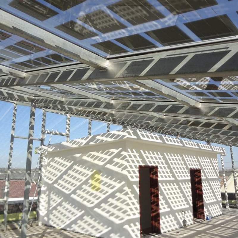 Curved Soltile TOPCON Cells Waterproof Design for Building-Integrated Solar Roofs