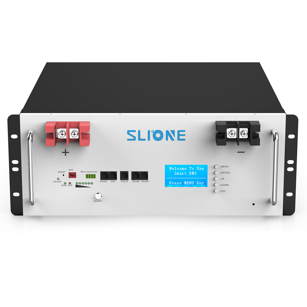 48V 200Ah LiFePo4 Energy Storage Battery Rack-Mounted for Industrial UPS Backup, Home and Office Power Supply