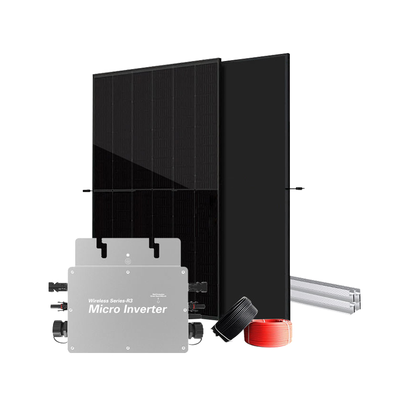 Micro Balcony Solar System 0.6-1.2kw Complete Kit with International Brand Components for Home Energy Solutions