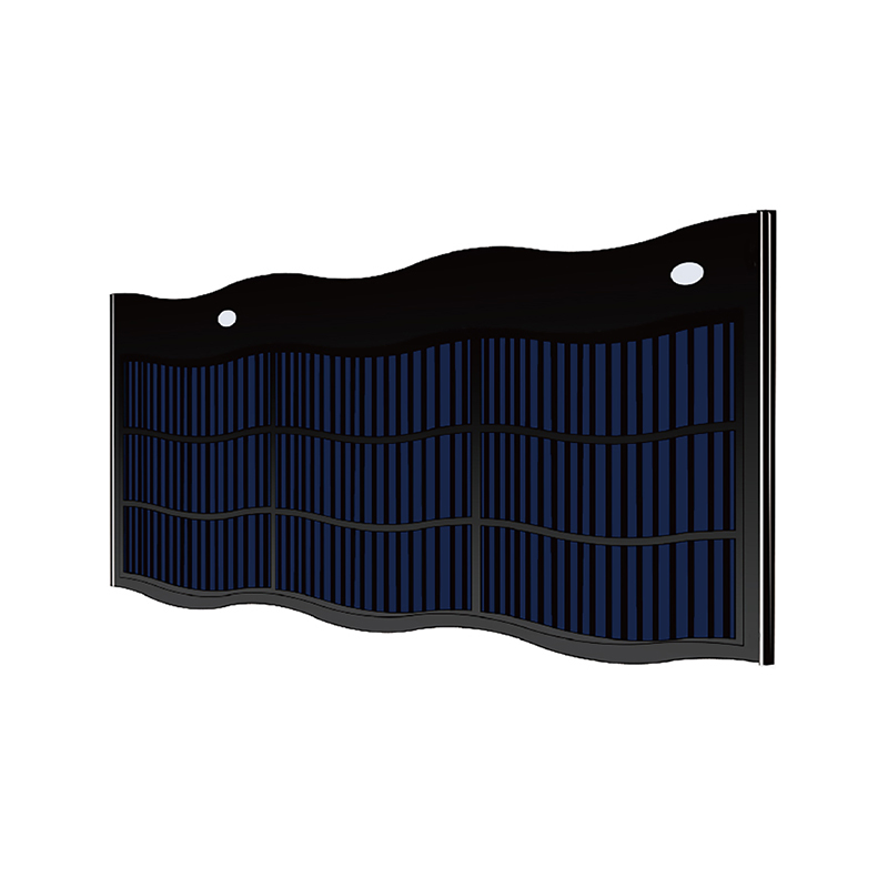 Curved Soltile TOPCON Cells Waterproof Design for Building-Integrated Solar Roofs