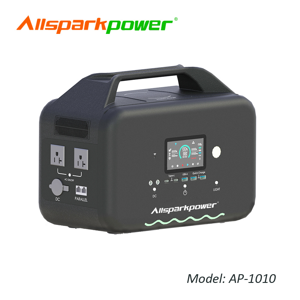 AP-1010 Portable Power Station 1000W Super Fast Charging for Outdoor Camping and Home Backup Allsparkpower