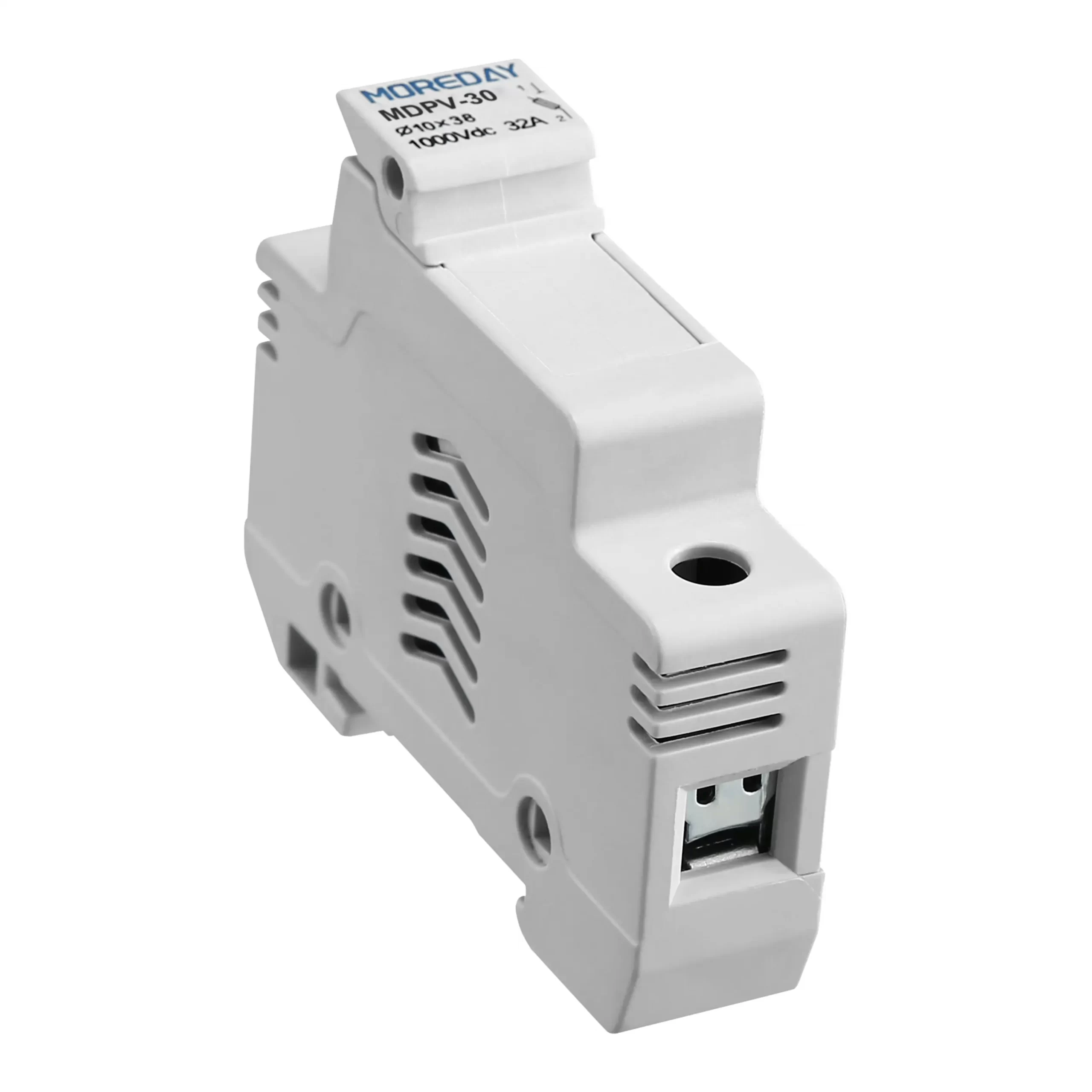 DC Fuse Holder 1000V 30A IEC MDPV-30 for Solar PV Systems and Energy Storage Applications