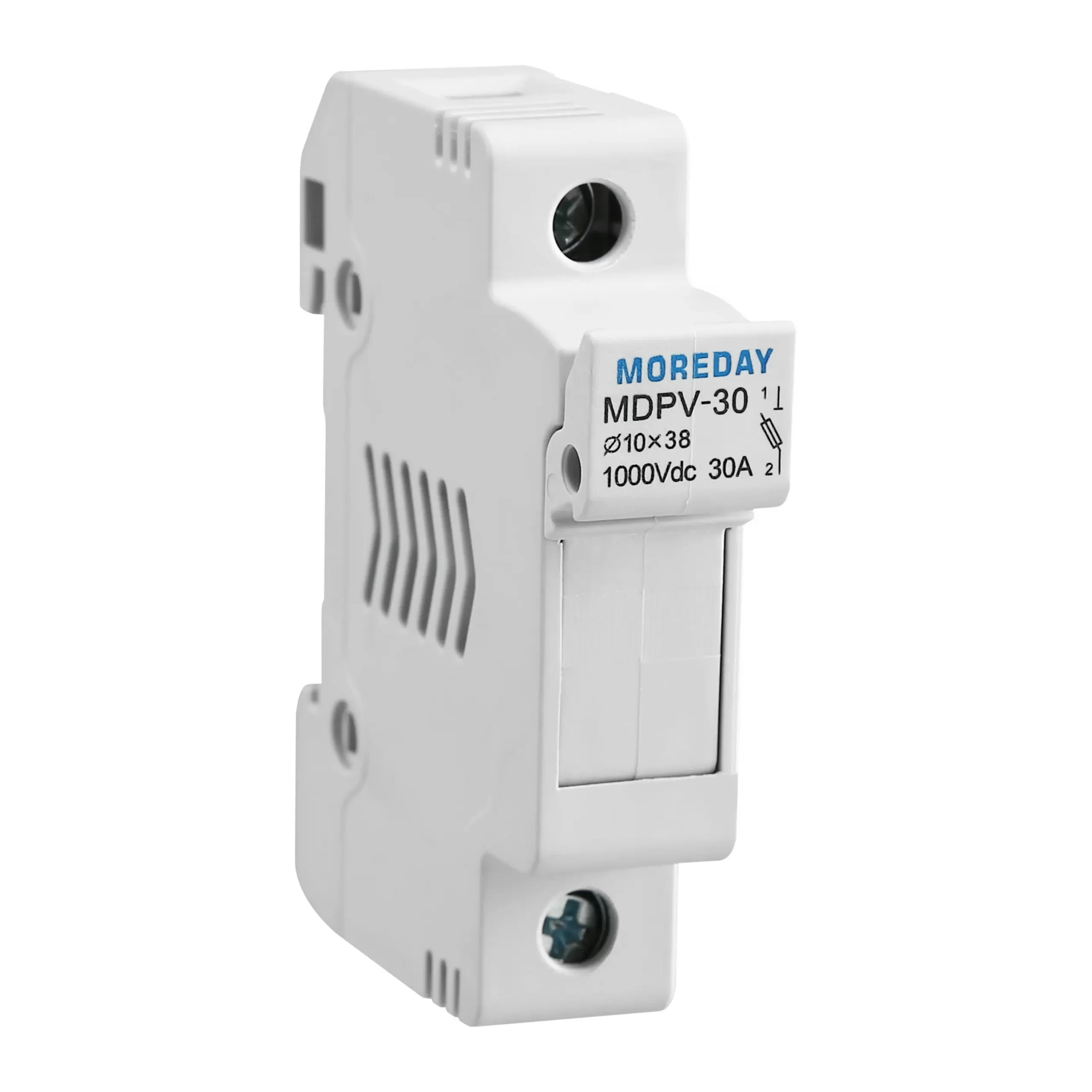 DC Fuse Holder 1000V 30A IEC MDPV-30 for Solar PV Systems and Energy Storage Applications