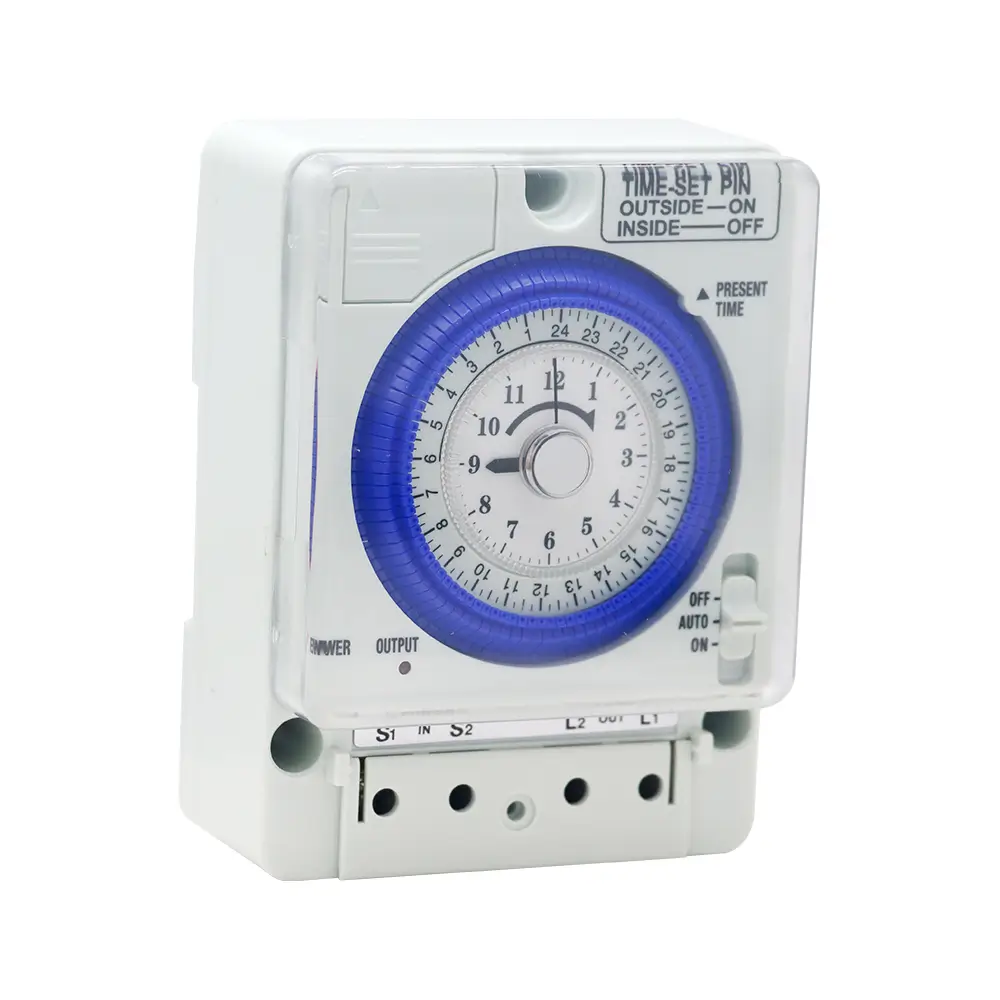 TB388 Timer Switch 100-240VAC Quartz Motor 24-Hour Programmable for Swimming Pool Systems