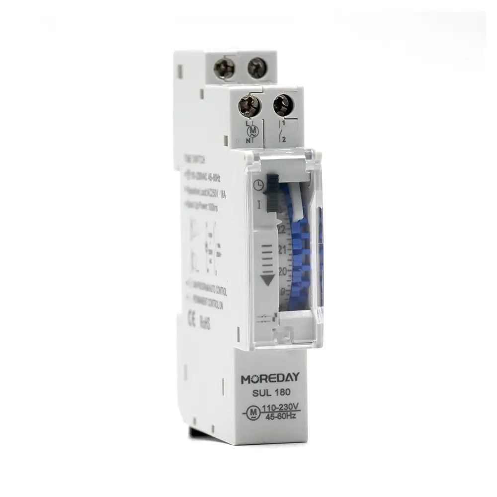 TIME SWITCH TIMER SUL180 AC220V 16(10)A 24H Programmable for Lighting and Appliance Control