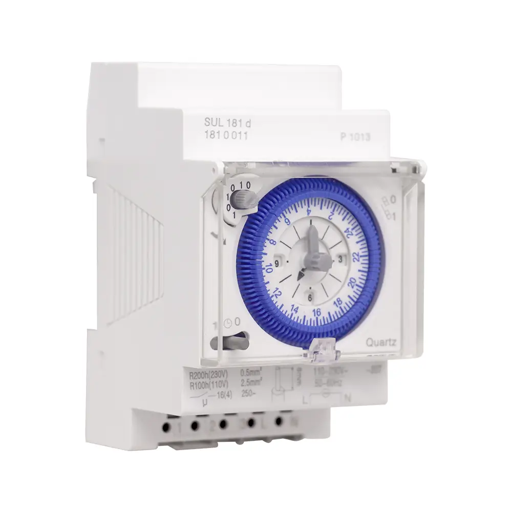 ANALOG MECHANICAL WEEKLY TIME CONTROL SWITCH SUL181D 16A 250V~ AC110-230V 50-60Hz Industrial Lighting Automation Control