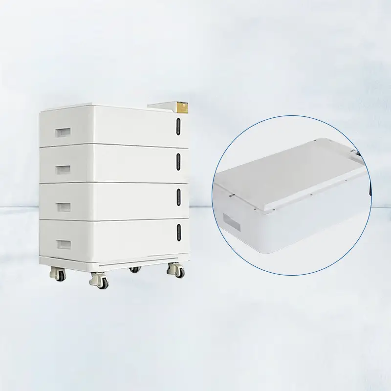 LFP Home Stackable Energy Storage 10.24kWh-30.72kWh 204.8V-614.4V for Residential Backup Power MOREDAY