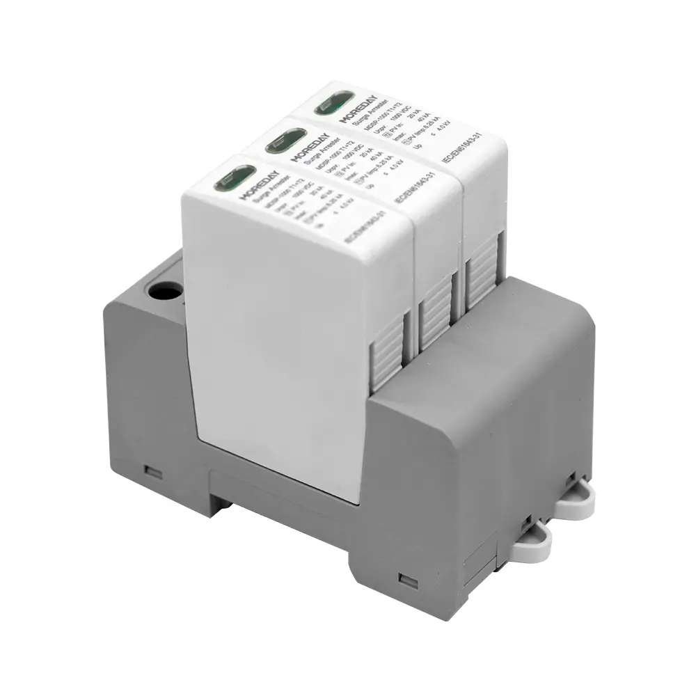 MDSP-1000 T1+T2 1000V DC Surge Protector Device SPD 40kA Imax for Solar PV Systems Moreday