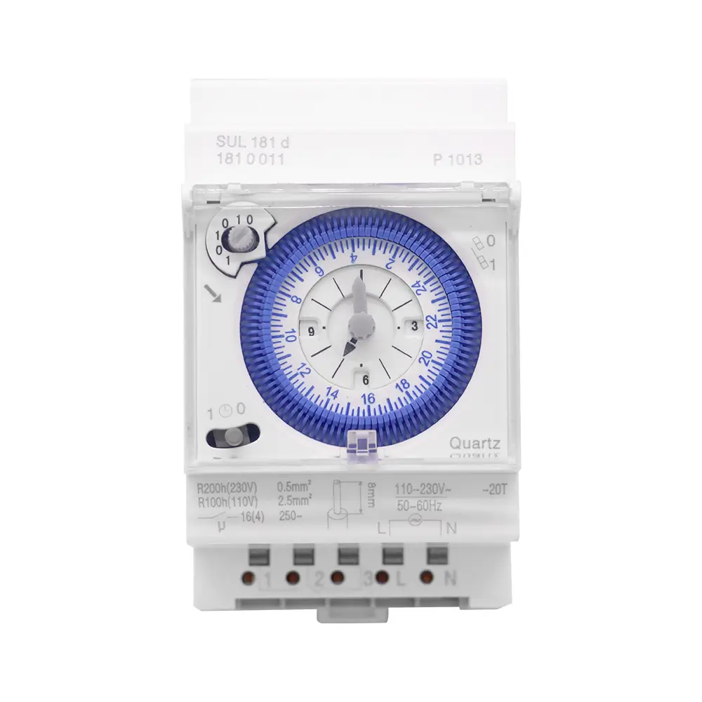 ANALOG MECHANICAL WEEKLY TIME CONTROL SWITCH SUL181D 16A 250V~ AC110-230V 50-60Hz Industrial Lighting Automation Control