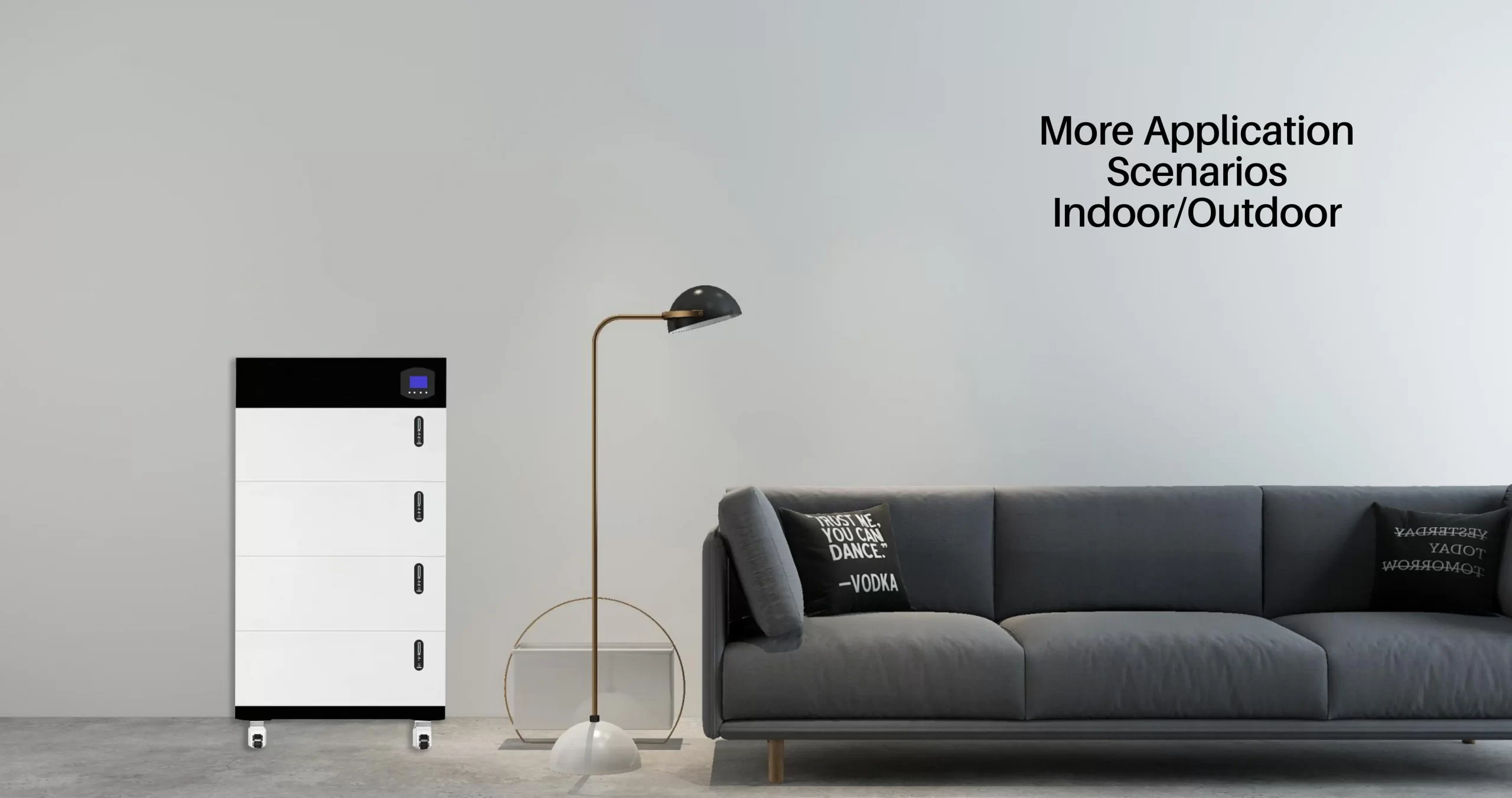 LFP Stackable Energy Storage Battery Pack 15-30kWh IP65 Rated Modular Design for Residential and Commercial Use MOREDAY