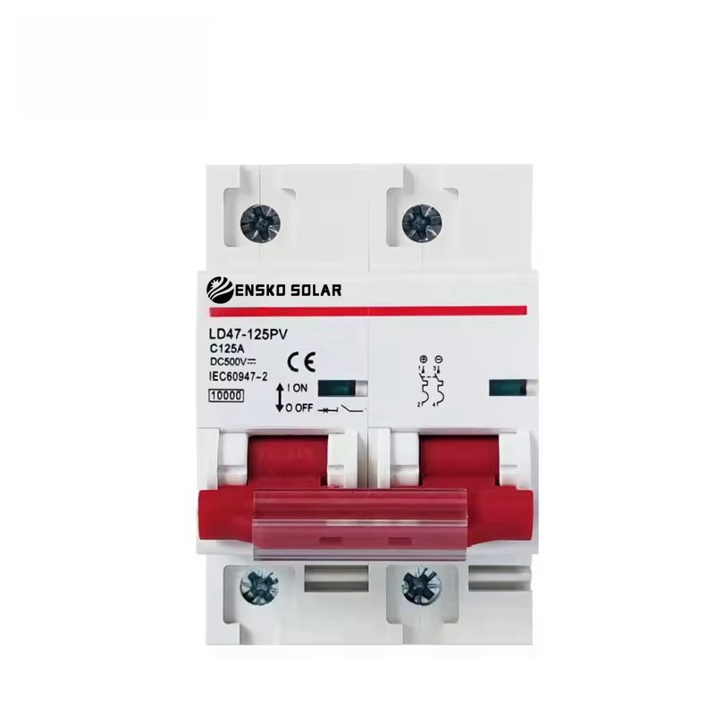 DC Circuit Breaker 2P 500V 125A Solar PV System Protection ENSKO SOLAR