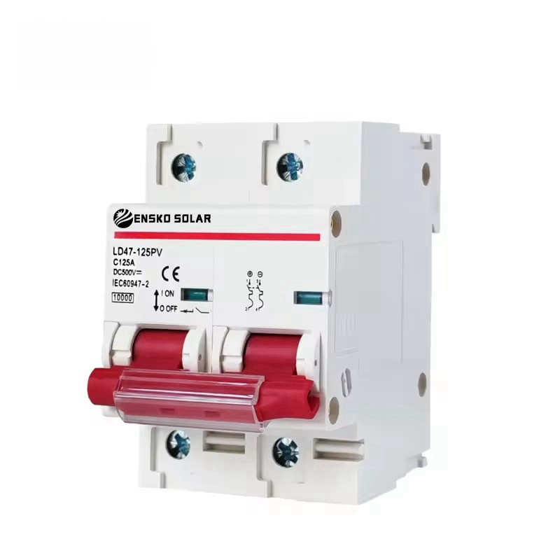DC Circuit Breaker 2P 500V 125A Solar PV System Protection ENSKO SOLAR