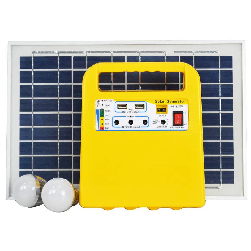 Solar System Portable Off-Grid Power Supply with High Efficiency Panels and Built-in Lead-Acid Battery for Home Use – Bright New Energy