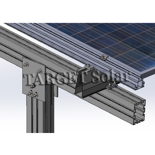Ground Photovoltaic Carport ST15 Durable Corrosion-Resistant Adjustable Solar Mounting System for Commercial and Industrial PV Applications
