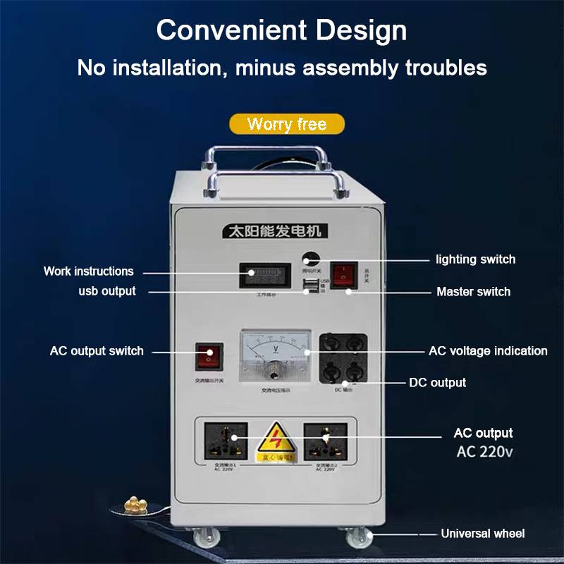 High Quality Home Solar System 0.8-5kW Dual-Period Design for Household Power Supply Bright New Energy
