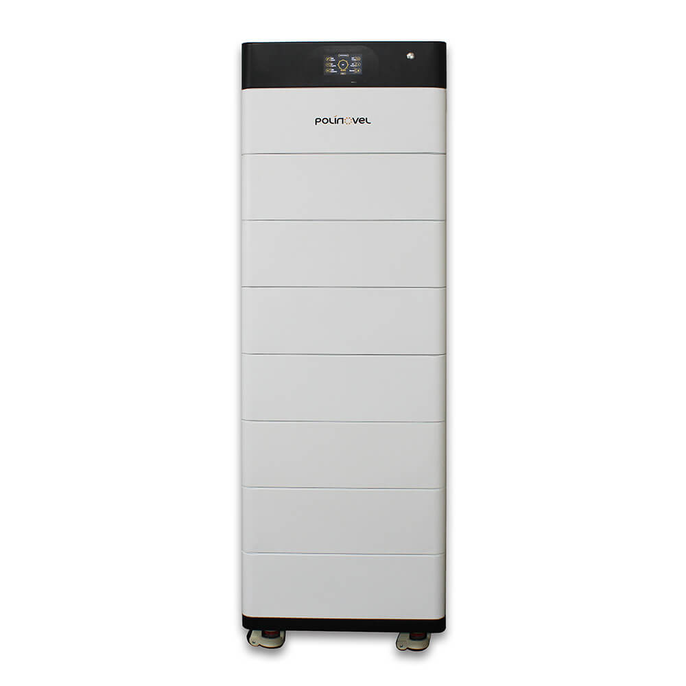 48V Stackable LiFePO4 Home Battery 15-Layer Protection for Solar Energy Storage Polinovel
