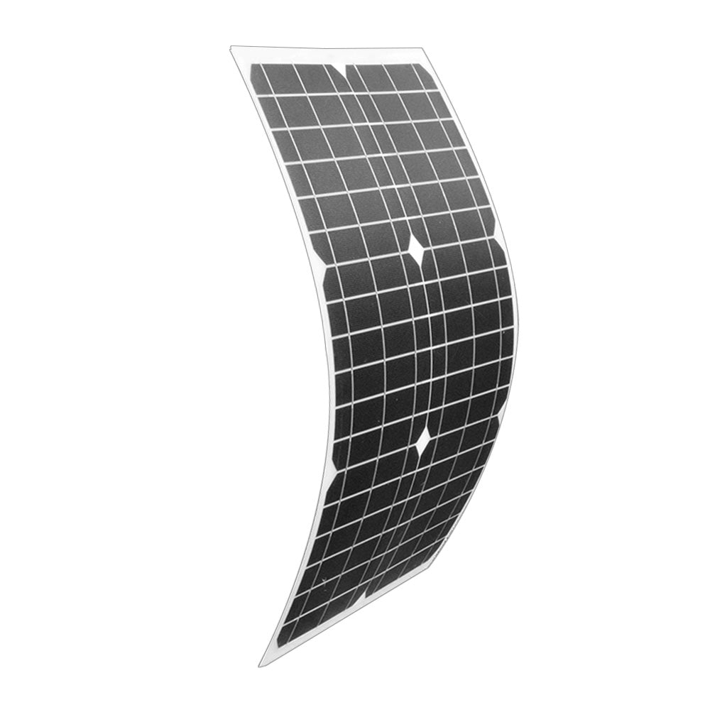 Mono Flexible Solar Panel 30W 18V Bendable Lightweight for RV Yacht Boat Camping Xinpuguang