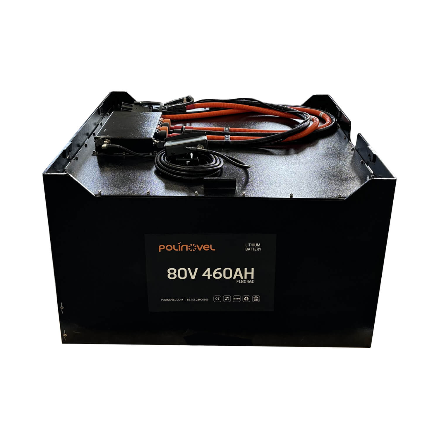 80V 460Ah LiFePO4 Forklift Battery High-Capacity Long-Life Fast-Charging for Material Handling and AGV Applications Polinovel