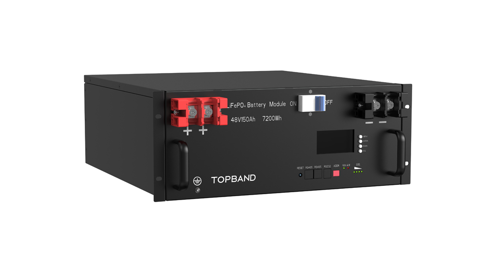 Telecom Backup Battery 48V 150Ah LiFePO4 for Communication Base Station Topband