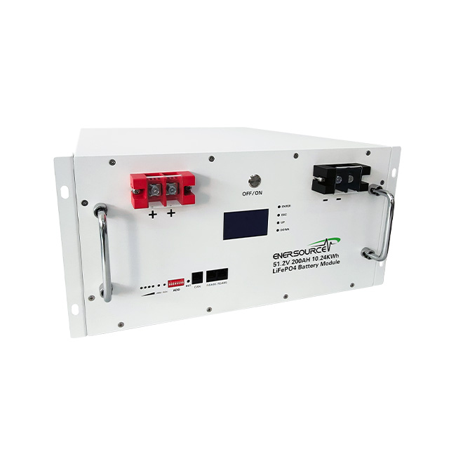Rack-Mounted Battery 51.2V 200Ah LiFePO4 High-Density Energy Storage for Residential and Industrial Backup Power