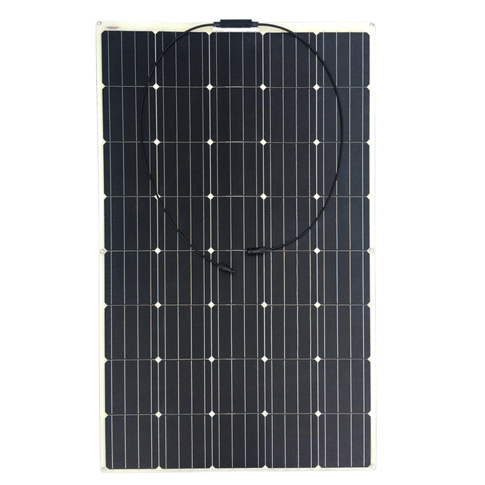 15V 180W Monocrystalline ETFE Flexible Solar Panel Ultra-light & Waterproof for RVs Boats Yachts Golf Carts Xinpuguang