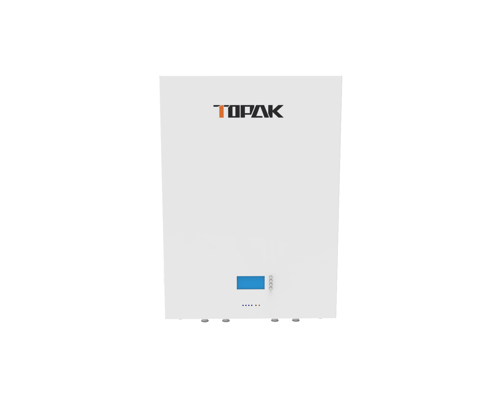 Wall-mounted 25.6V 200Ah LiFePO4 Battery 5.12kWh High-Capacity Residential Energy Storage System TOPAK