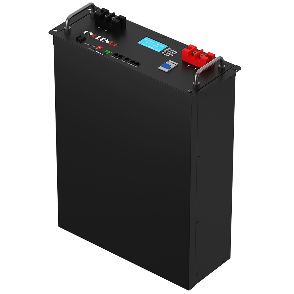 4U Rack Mounted Battery 48V 100Ah LiFePO4 Long Cycle Life for Telecom and Solar Storage