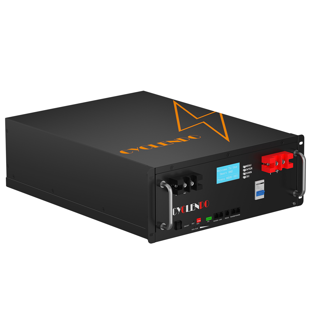 4U Rack Mounted Battery 48V 100Ah LiFePO4 Long Cycle Life for Telecom and Solar Storage