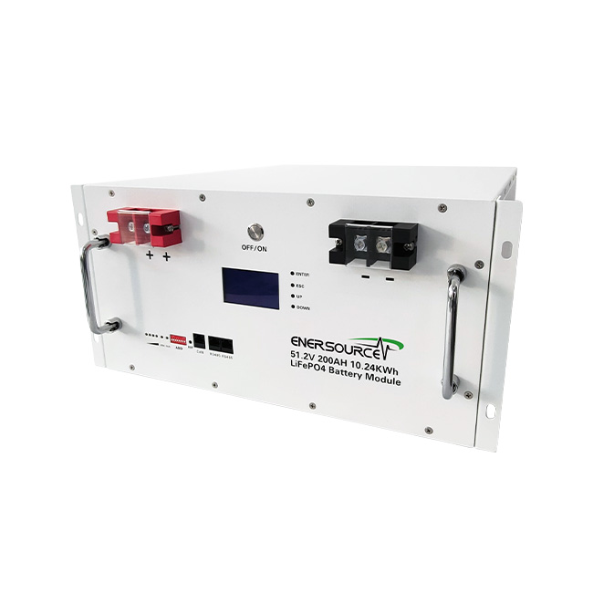 Rack-Mounted Battery 51.2V 200Ah LiFePO4 High-Density Energy Storage for Residential and Industrial Backup Power