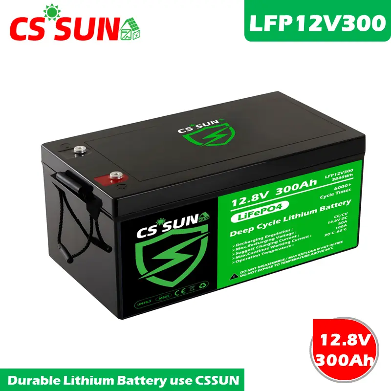 LFP12V250 12.8V 250Ah Lithium Battery Deep Cycle Long Life 6000 Cycles Off Grid Solar Wind System