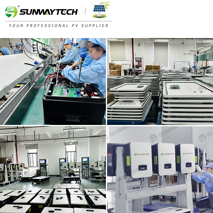 Sunway 3kw-9.6kw Solar Energy Storage System Hybrid Inverter with High Voltage Lithium Battery for Residential and Commercial Use