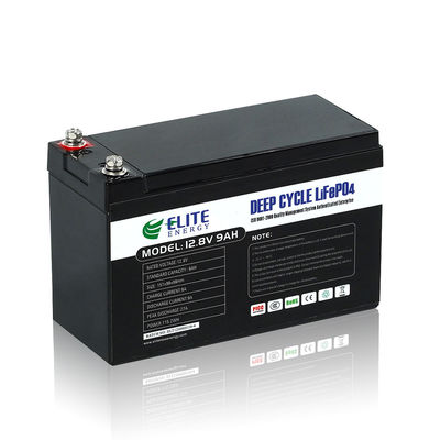 Small Capacity 12V 9Ah Lithium Iron Battery Pack High-Efficiency Solar Energy Storage for RVs, Camping & Off-Grid Systems