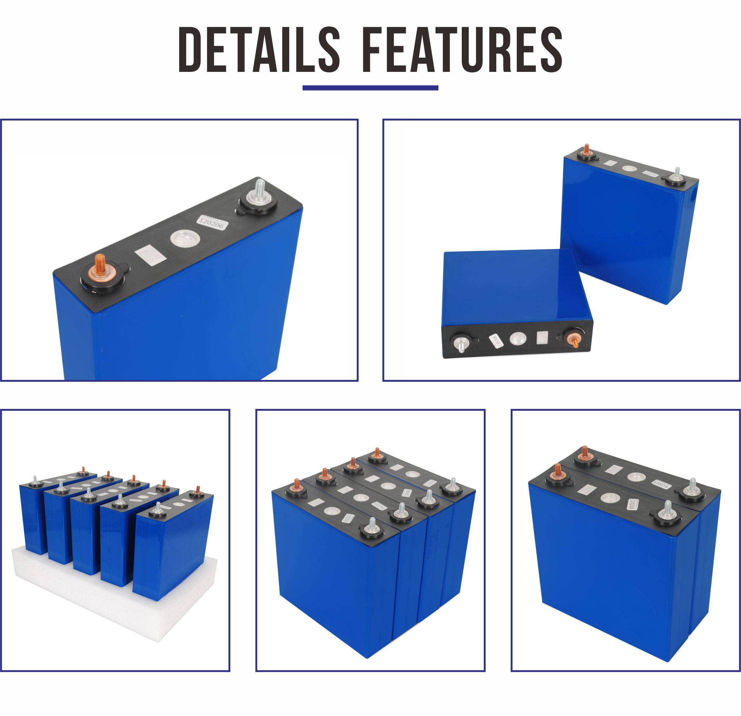 120ah 3.2v Lifepo4 Battery Cell High Capacity Long Life for Solar Storage and EV Applications