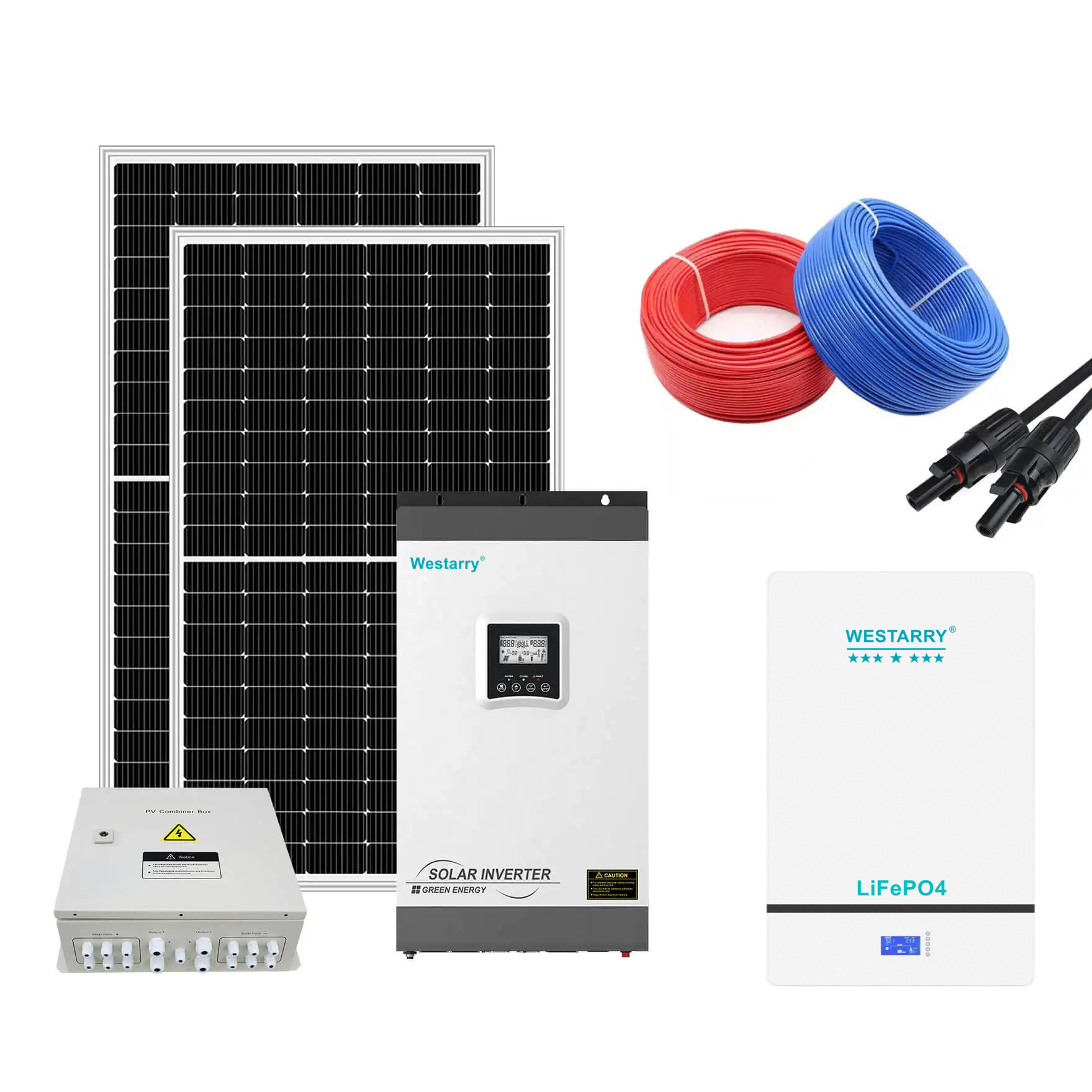 5kw Off Grid Solar System 5000W Max Power EU US Standard for Home and Commercial Use Westarry