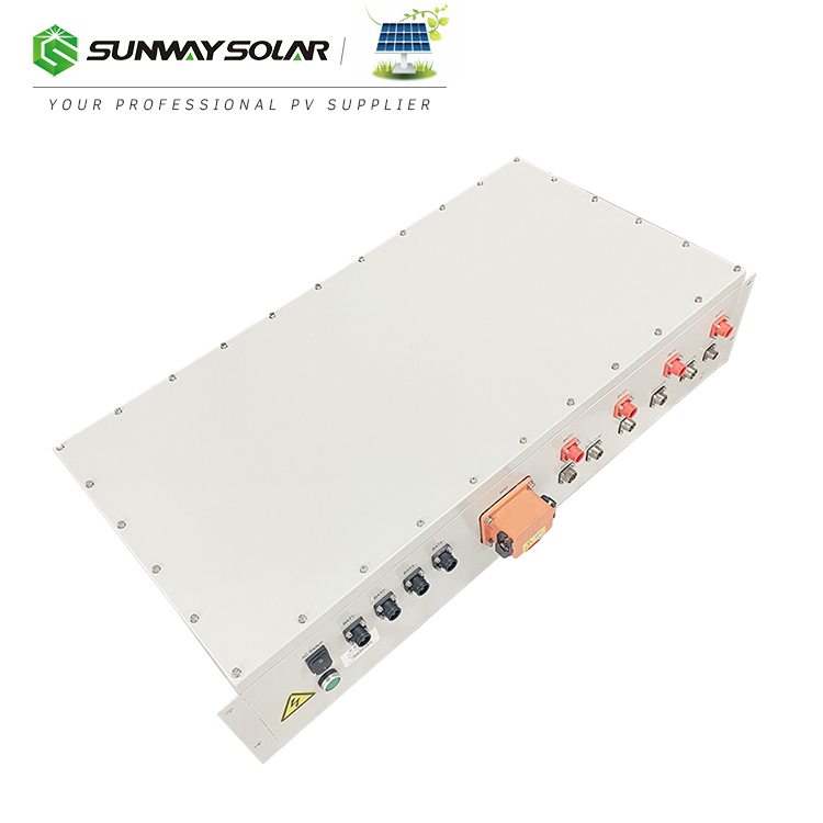 Sunway 460V 105Ah 210Ah 32Kw 40Kwh 48Kwh 64Kwh 86Kwh Lithium Battery Cabinet LFP Cells, Air-Cooled, IP65 Rated for Grid & Off-Grid Energy Storage