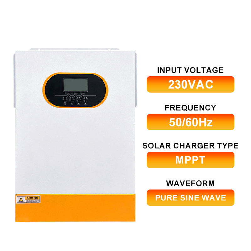 24V 3.5kW 48V 5.5kW Off Grid Hybrid Solar Inverter with MPPT Pure Sine Wave, LiFePO4 Compatible, WiFi Monitoring, for Home & Commercial Use