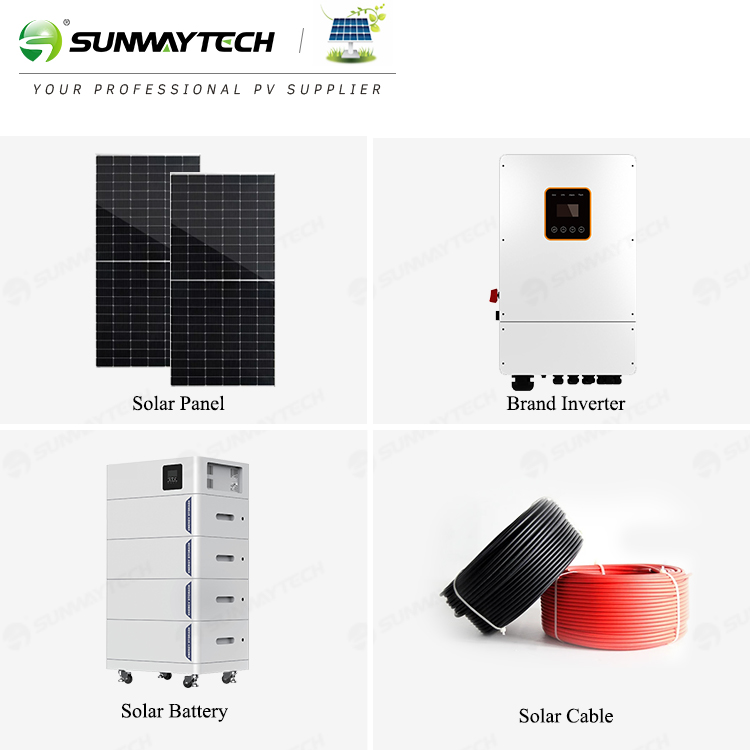 Sunway Hybrid Solar System 5KW-10KW Split Phase 51.2V for Residential and Commercial Off-grid Power Solutions