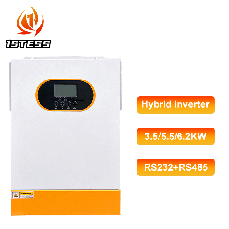 24V 3.5kW 48V 5.5kW Off Grid Hybrid Solar Inverter with MPPT Pure Sine Wave, LiFePO4 Compatible, WiFi Monitoring, for Home & Commercial Use