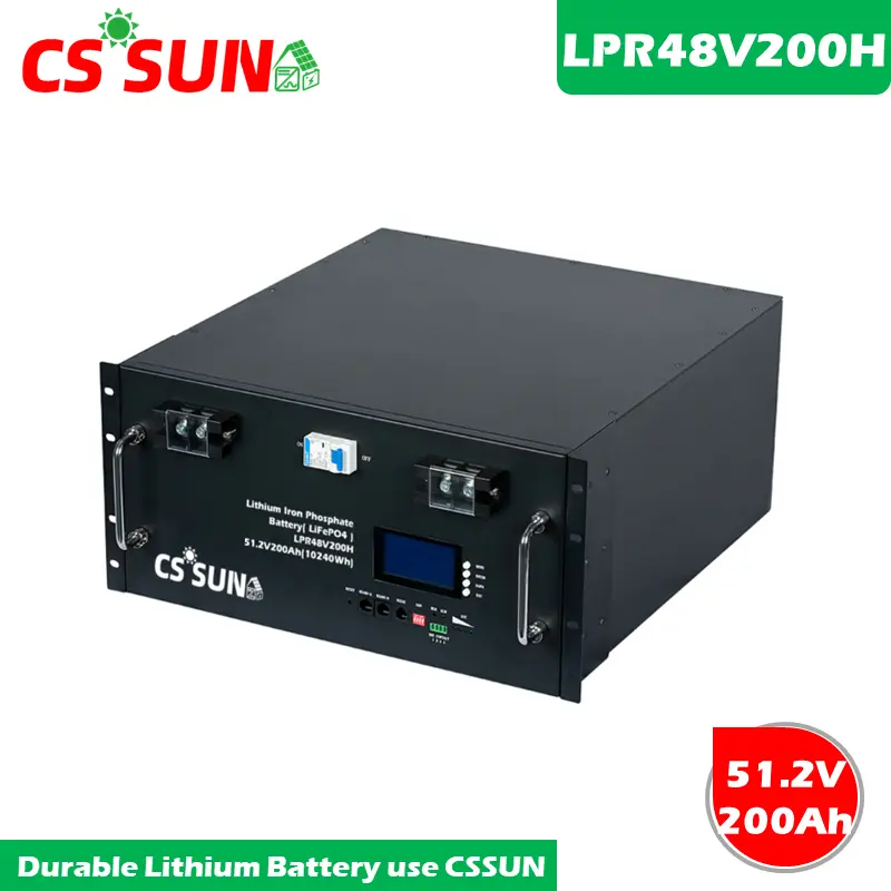 LPR48V100H 51.2V 100Ah LiFePO4 Battery Rack for Solar UPS Telecom Systems