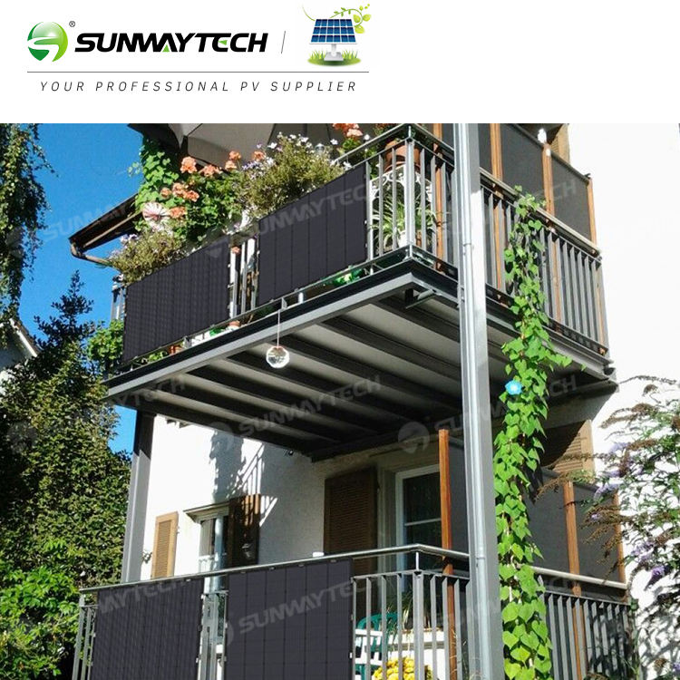 Sunway 80V 390w 410w Balcony Solar Panel High-Efficiency Monocrystalline PV Module for Residential and Marine Use