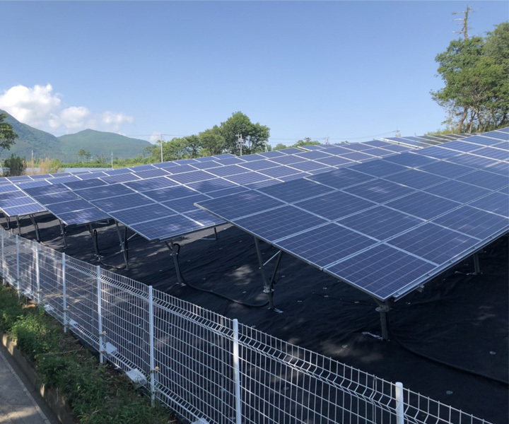 Alu Ground Mount Solar Mounting System for 653kW PV Projects in Japan