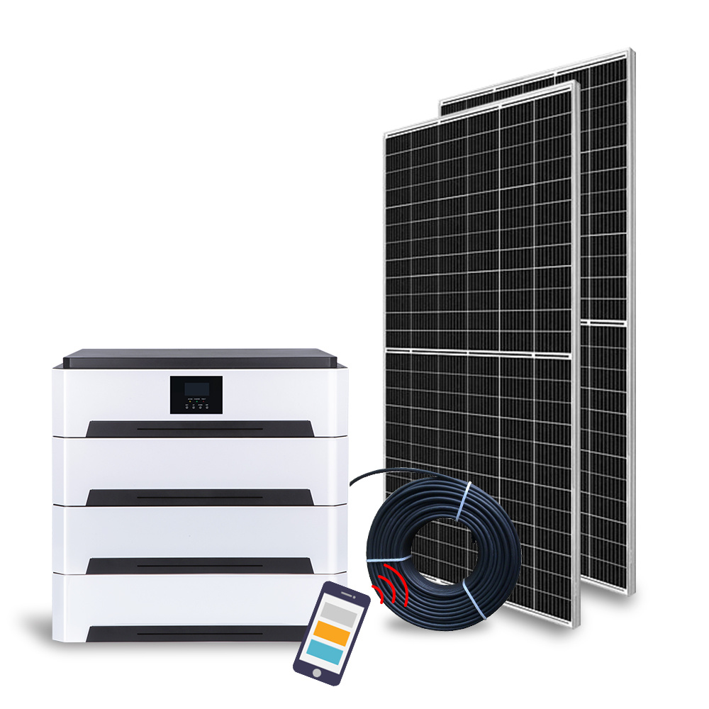 Residential Energy Storage System EOH series 5.12kWh 5KW Expandable Up to 4 Units for Home Solar Backup