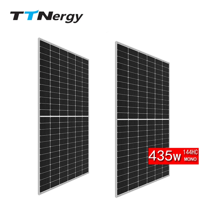 High Efficiency Monocrystalline Solar Panels 435W-460W 166mm Cell 21.2% Efficiency Rooftop and Commercial PV Systems TTN