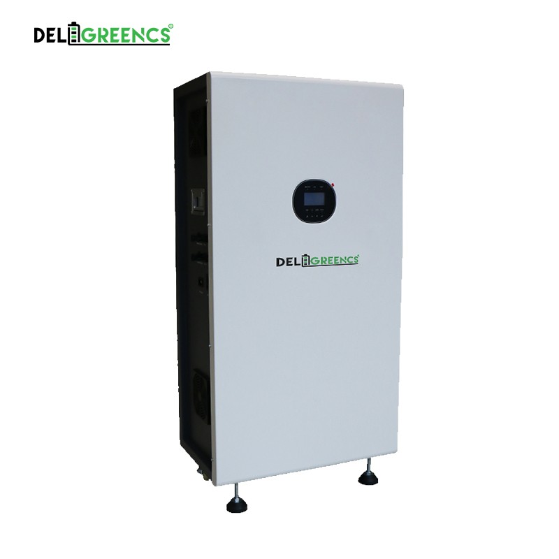 Energy Solar Power Supply 5KW 9.6KWH LiFePO4 All-in-One Fast Shipping for Home & Outdoor Use Deligreen