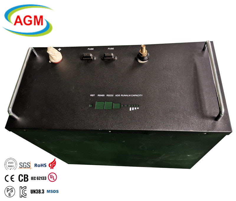 RS-485 Metal Enclosure 5G Communication Base Station 80Ah/100Ah/150Ah/200Ah Rechargeable Lithium Batteries LiFePO4 48V High Cycle Life for Telecom Backup Power AGM Energy
