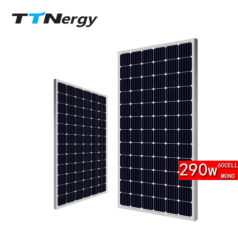 High Efficiency Monocrystalline Solar Panels 290W-300W PERC N-TYPE TOPCON for Residential and Commercial PV Systems TTN