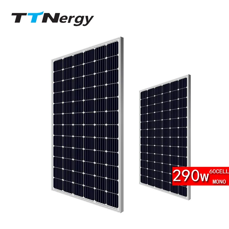 High Efficiency Monocrystalline Solar Panels 290W-300W PERC N-TYPE TOPCON for Residential and Commercial PV Systems TTN