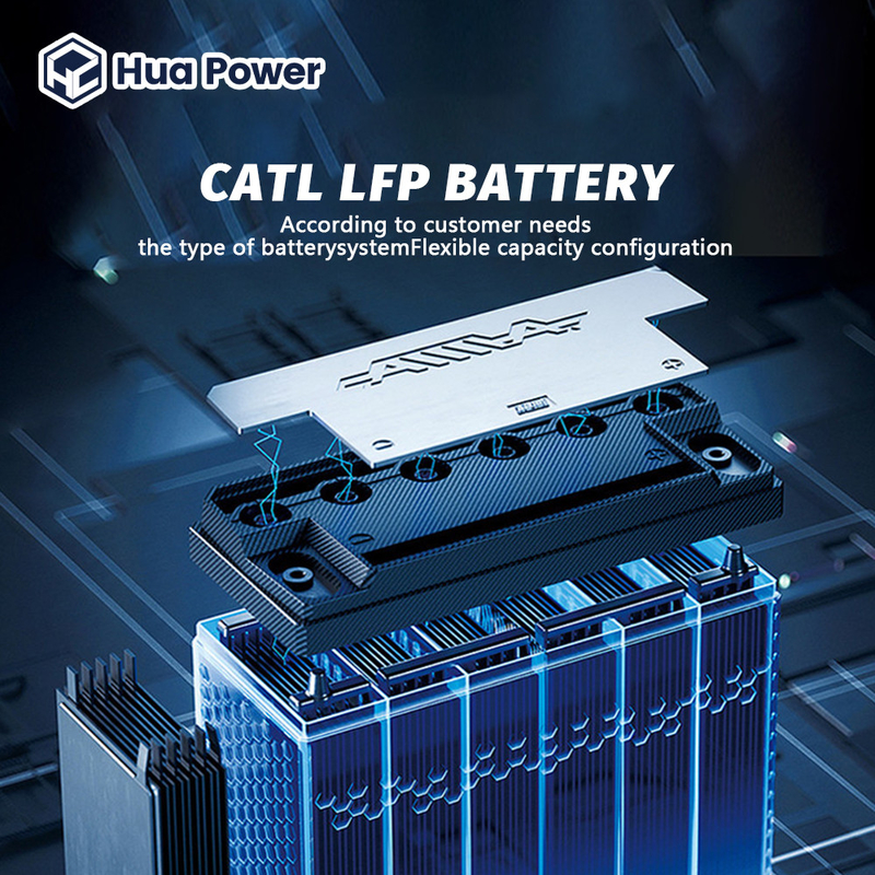 Outdoor Energy Storage Cabinet 60kW/120kWh IP54 Rated for Peak Shaving & Grid Support Hua Power